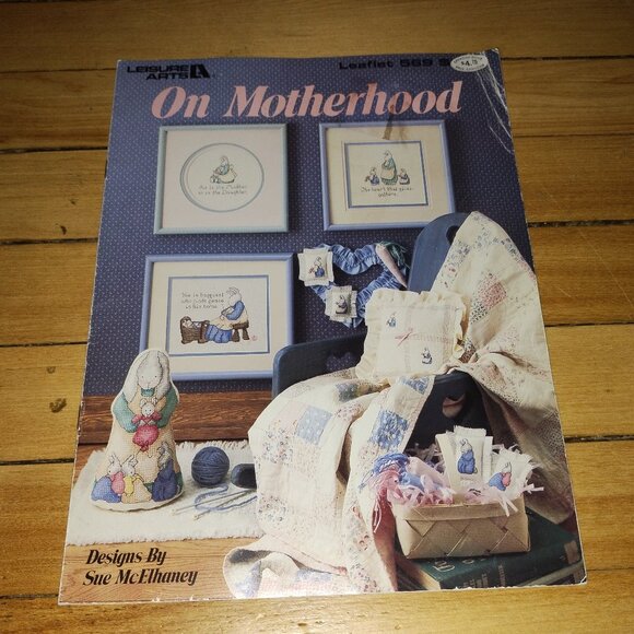 On Motherhood Leaflet #569 (Leisure Arts, 1987) - Picture 1 of 2